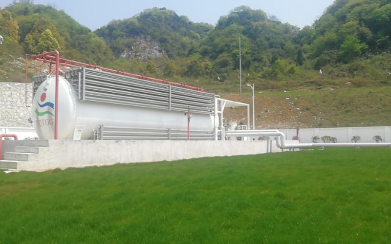 Estación de regasificación de GNL montada sobre patines de 60 metros cúbicos de Guizhou Zhijin